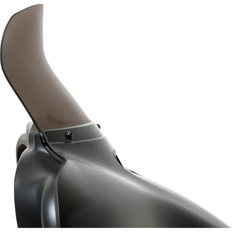 Memphis Shades Spoiler 8.5 Windshield Smoke Harley Touring Batwing 14-23 FLH/X