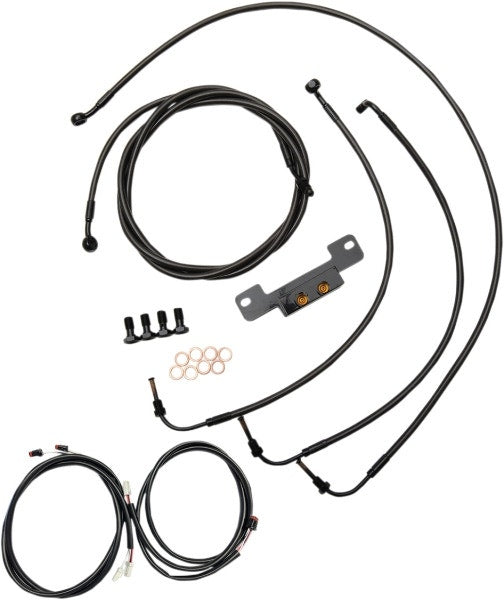 LA Choppers Plug Play Cable Wire Kit 12-14 Apes No ABS Midnight Harley Touring 17-Up