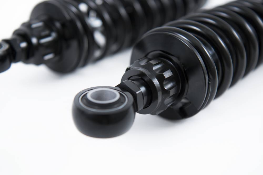 Ohlins STX36 Blackline Rebound Adjustable 13" Twin Shocks for 1990-2025 Harley-Davidson Touring - Black