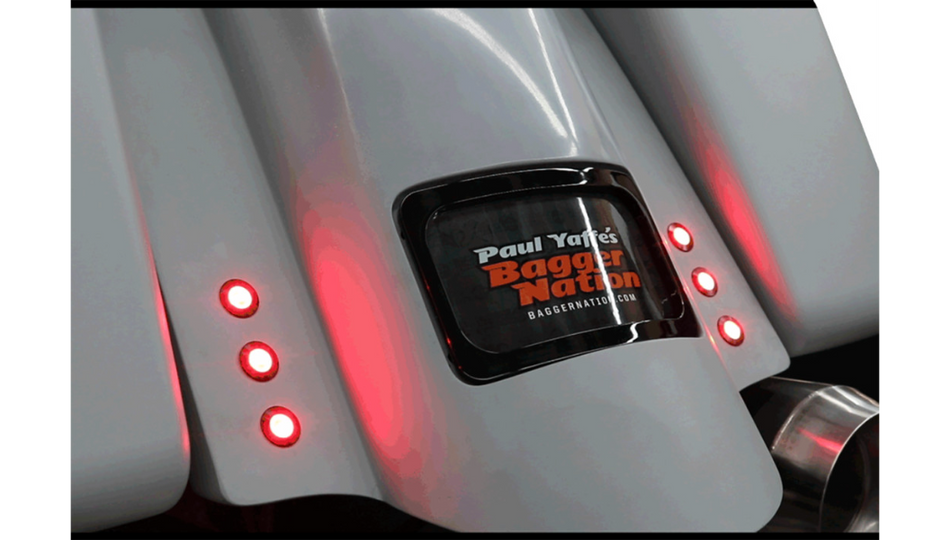 Paul Yaffe Bagger Nation Thunderbolt Black Taillights 4 Harley