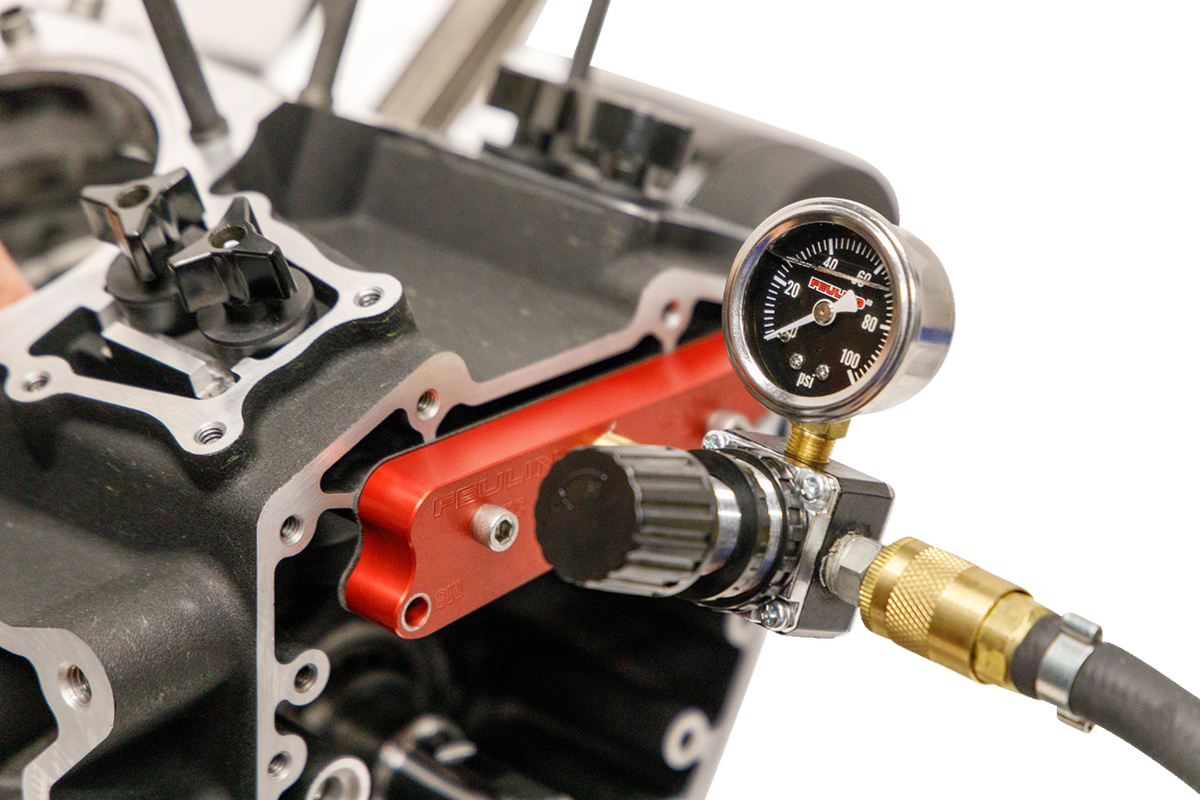 Feuling Assembled Engine Case Piston Cooling Jet Pressure Tester for 1999-2024 Harley-Davidson Touring / Softail / Dyna