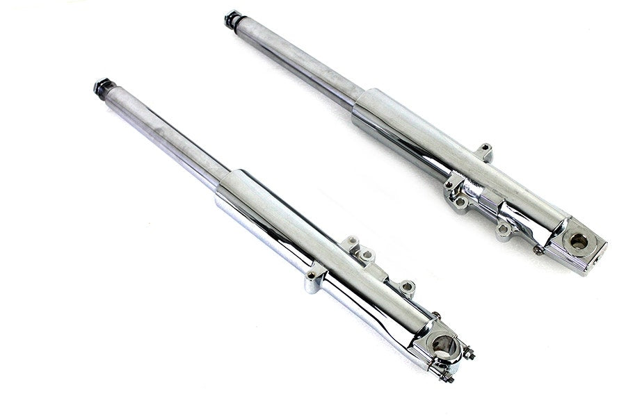 V-Twin Chrome 41mm Fork Slider Assembly OE Repl 46495-09 Harley Touring 00-13