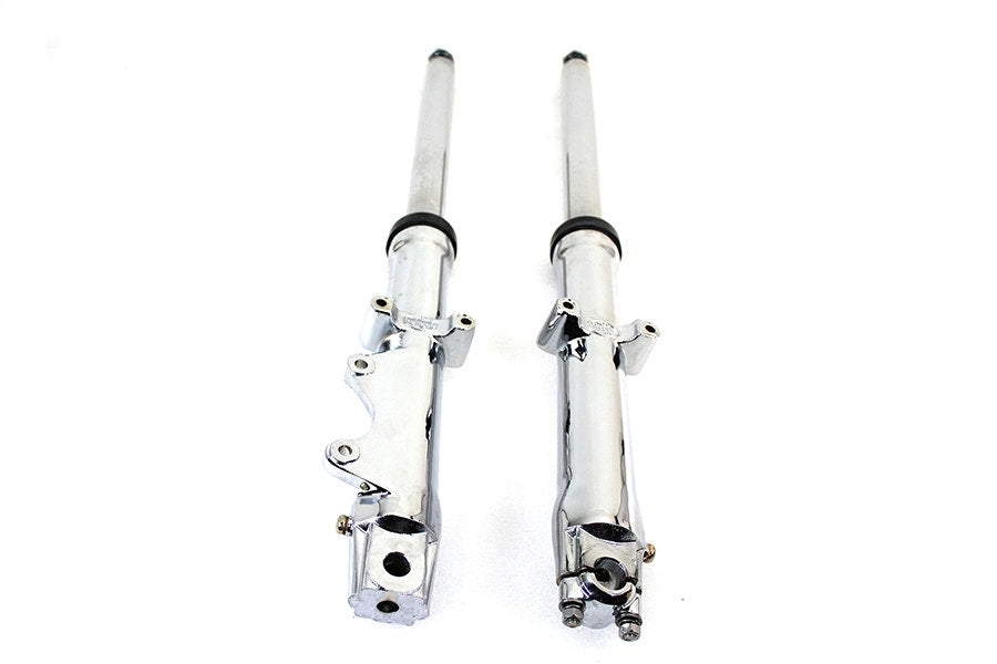V-Twin 24-1386 41mm Fork Slider Assembly +2" Extended Harley 86-99