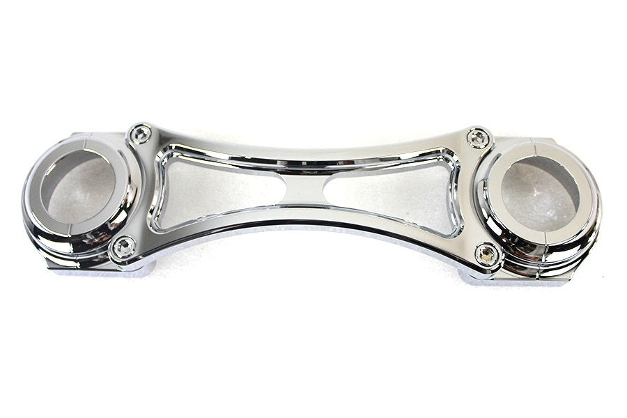 V-Twin 24-1419 41mm Chrome Front Fork Brace Harley FXST FXDWG 99-13