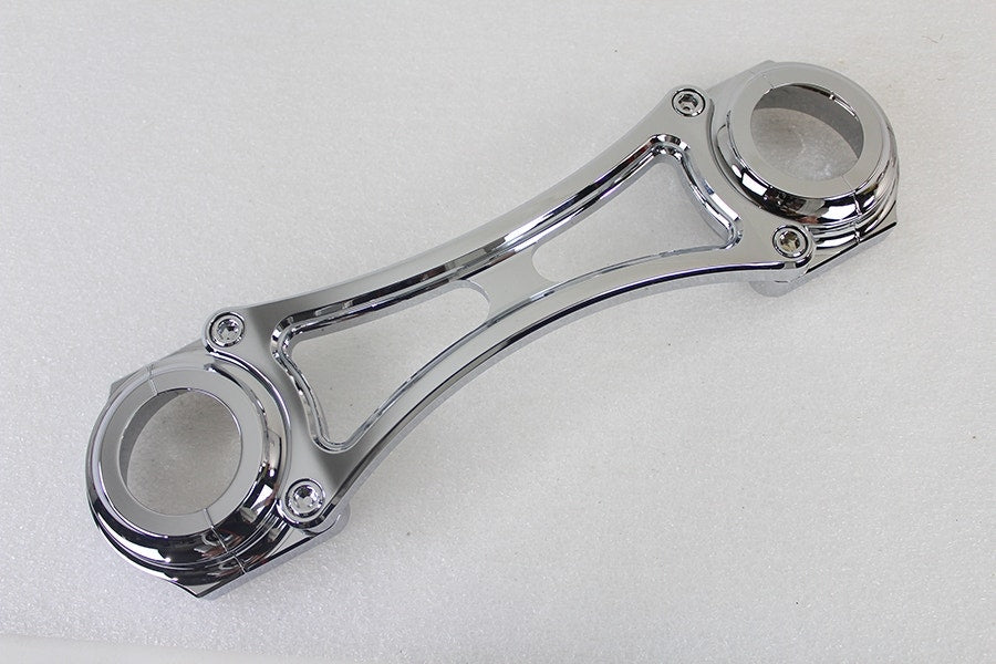 V-Twin 24-1419 41mm Chrome Front Fork Brace Harley FXST FXDWG 99-13
