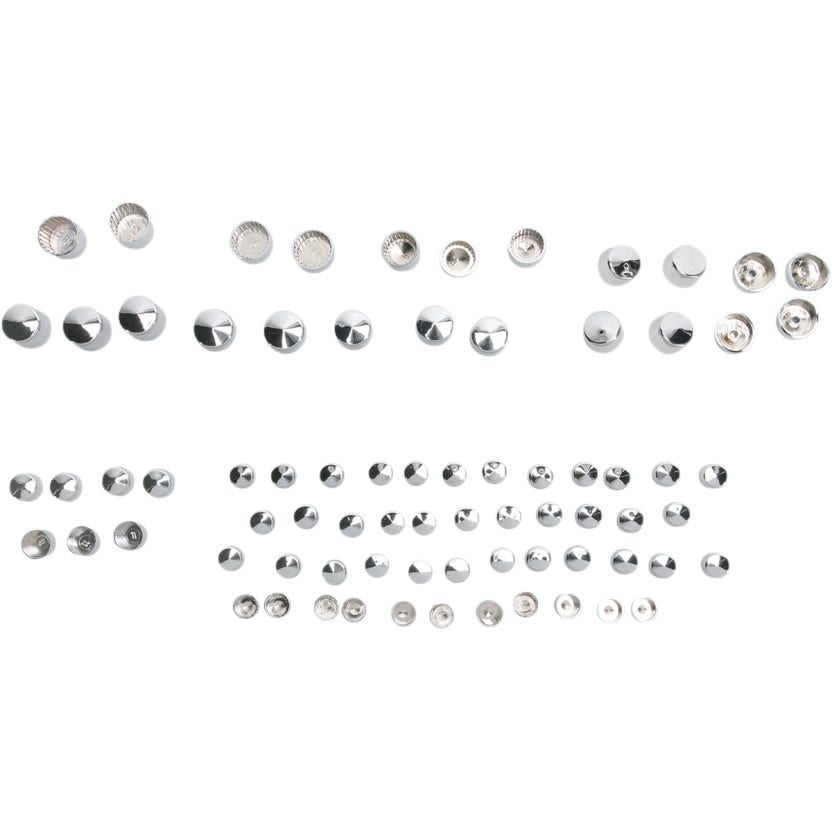 Drag Chrome Standard Engine Trans Primary Bolt Cover Kit Harley Dyna 06-17