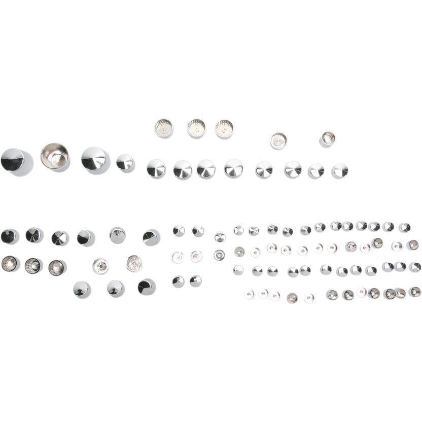 Drag Chrome Standard Engine Trans Primary Bolt Cover Kit Harley Softail 00-06