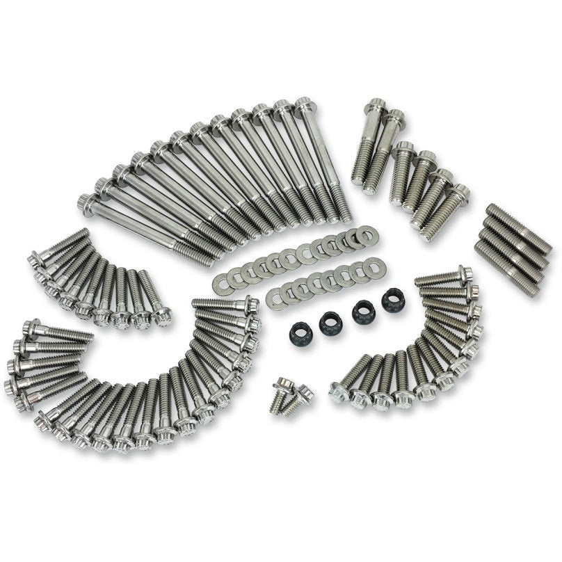 Feuling 3052 Stainless Engine fastener Dress Up Kit 17-Up Harley Touring Softail