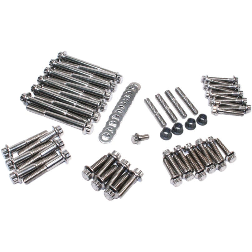 Feuling 3049 Stainless Steel Engine Fastener Hardware Kit 99-17 Harley Twin Cam