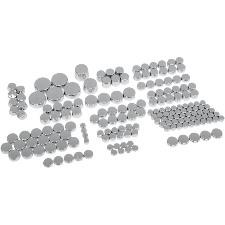 Drag Specialties Engine Transmission Primary Bolt Cover Kit for Harley-Davidson 86-2