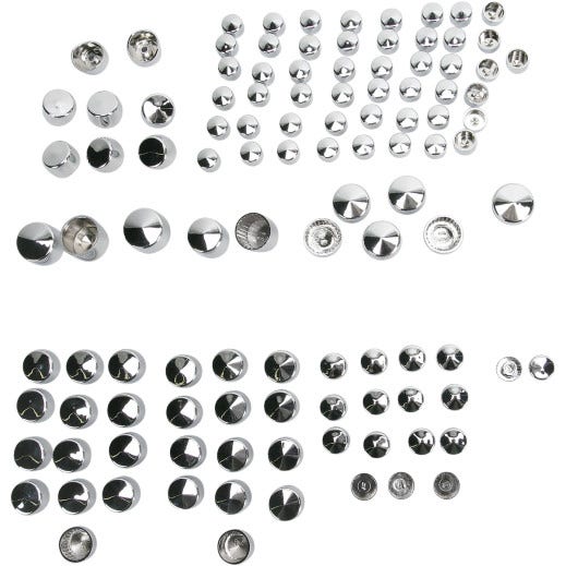 Drag Chrome Standard Engine Trans Primary Bolt Cover Kit For Harley FLH 09-16