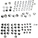 Drag Specialties Engine Transmission Primary Bolt Cover Kit for Harley-Davidson 86-2