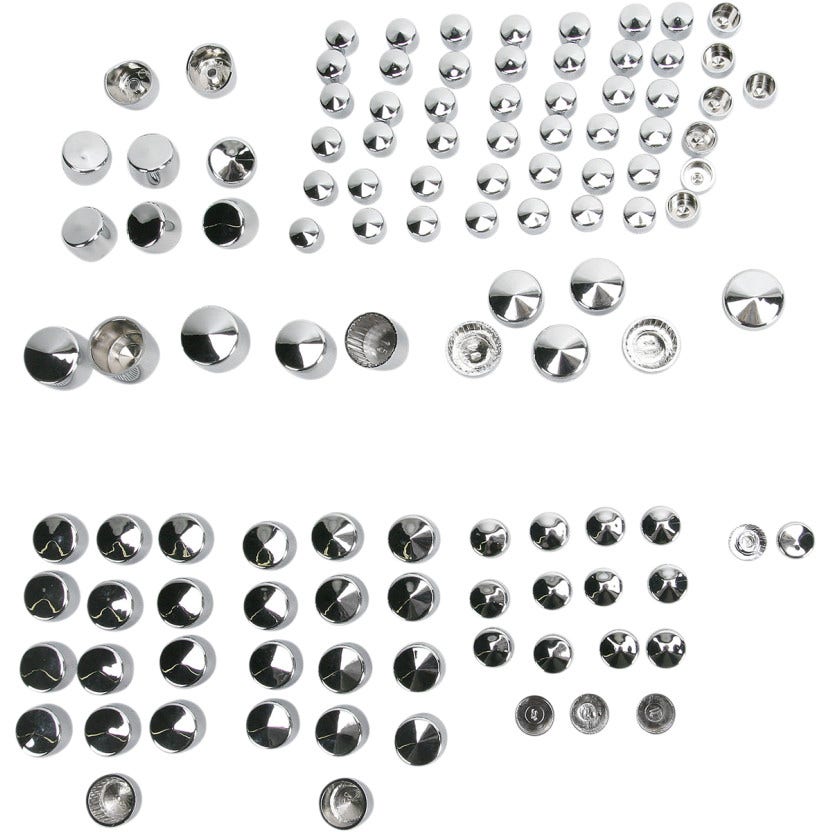 Drag Chrome Standard Engine Trans Primary Bolt Cover Kit For Harley FLH 09-16