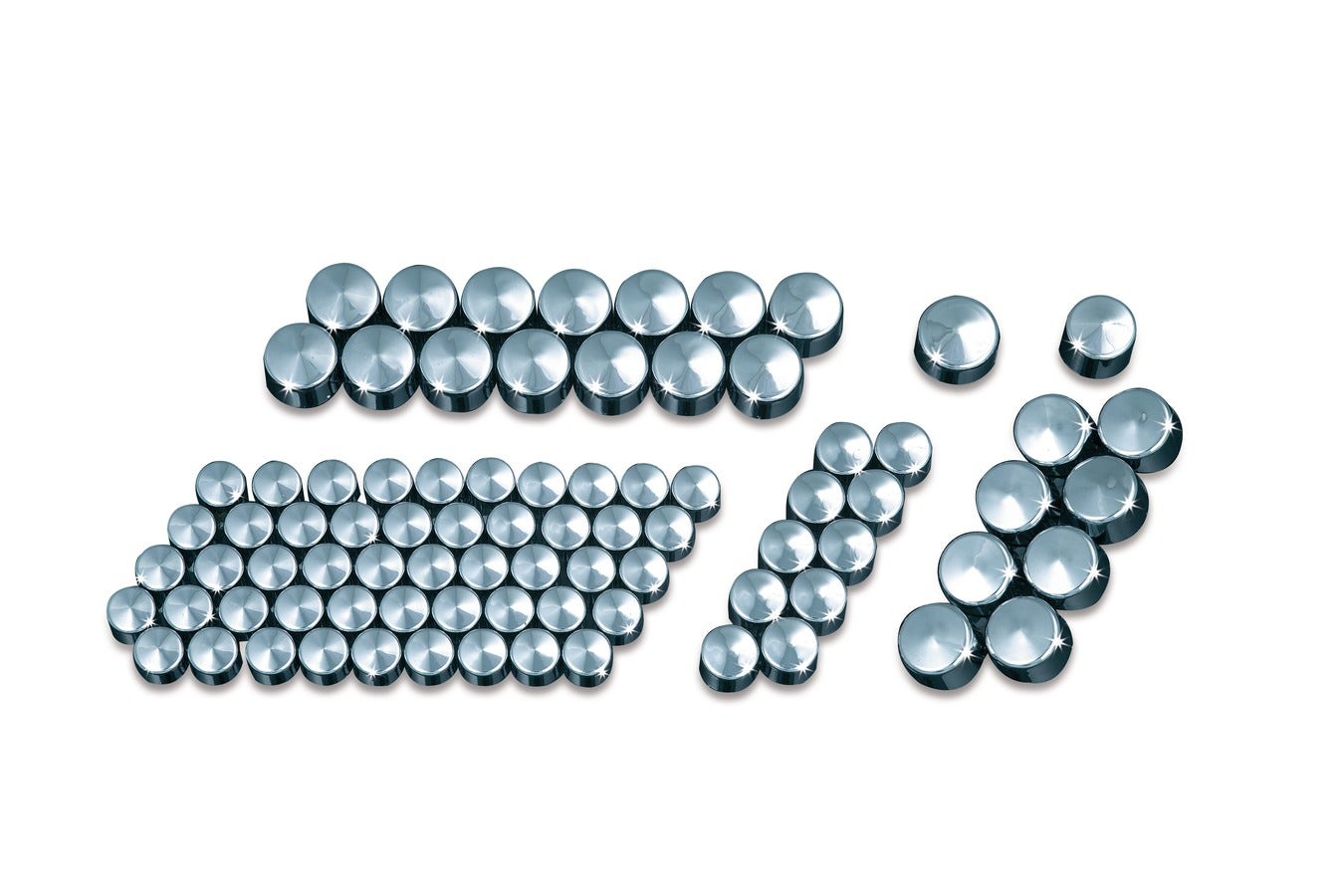 Kuryakyn Chrome Kool Kaps Kit for Harley Twin Cam & Evo Models (kit)