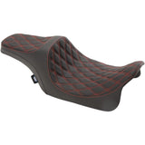 Drag Specialties Vinyl Predator 3 Seat for Harley 08-23 FLT/FLH