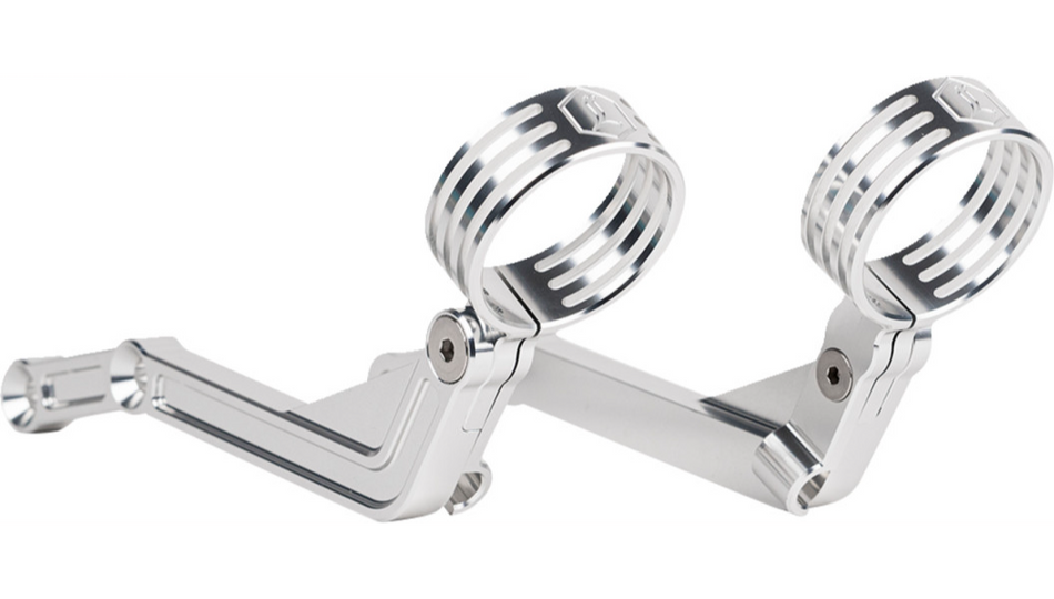 Legend REVO ARC Remote Reservoir Clear External Mounts 4 Harley 14-23 Touring
