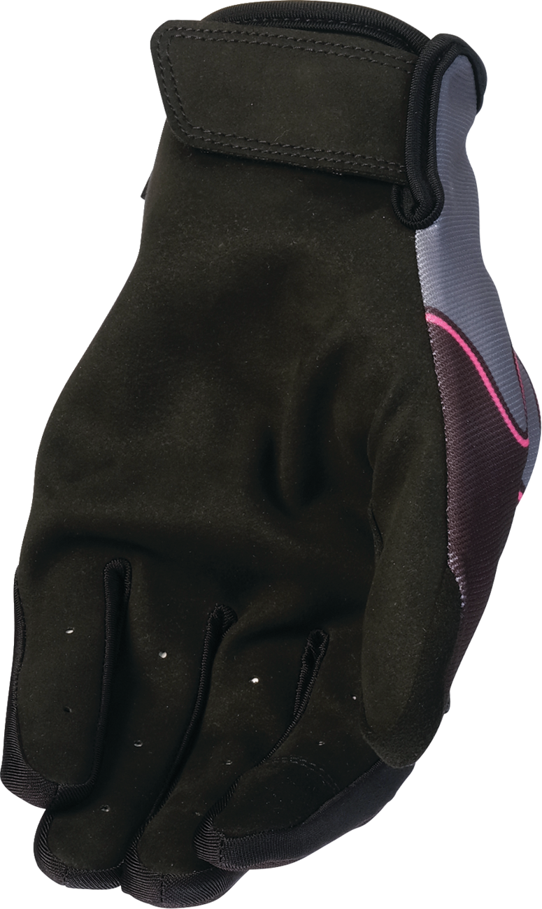 Z1R Womens Flame Motorcycle Gloves - Pink