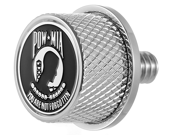 Figurati POW MIA Seat Mounting Knob 4 Harley 65-22 Touring