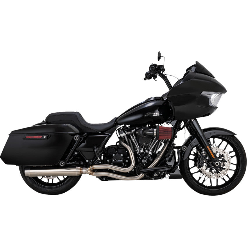 Vance & Hines Mid-Length 27347 2-into-1 Gaslighter Exhaust System M8 FLH