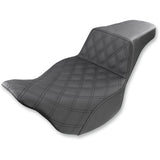 Saddlemen 808-07B-172 Black Step Up LS 2 UP Seat 08-18 Harley FL Touring 0801-1050 08011050