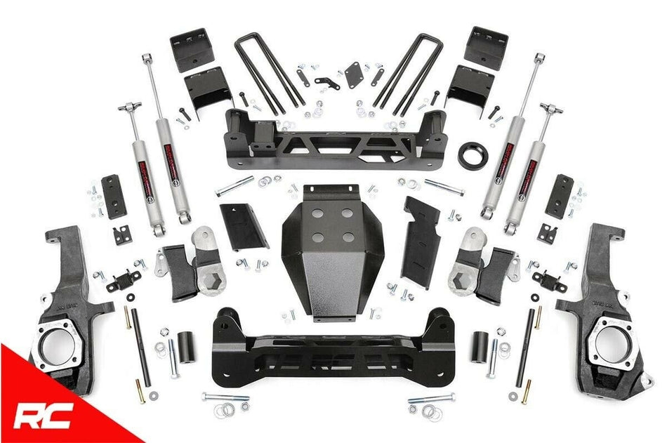 Rough Country 253X 7.5" NTD Lift Kit 2011-2019 Chevy GMC 2500 3500 HD 4WD/2WD