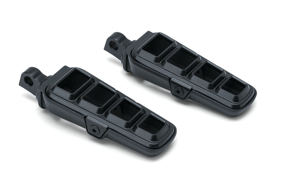 Kuryakyn 6667 Black Dillinger Foot Peg w/Adapter Universal Harley Fit