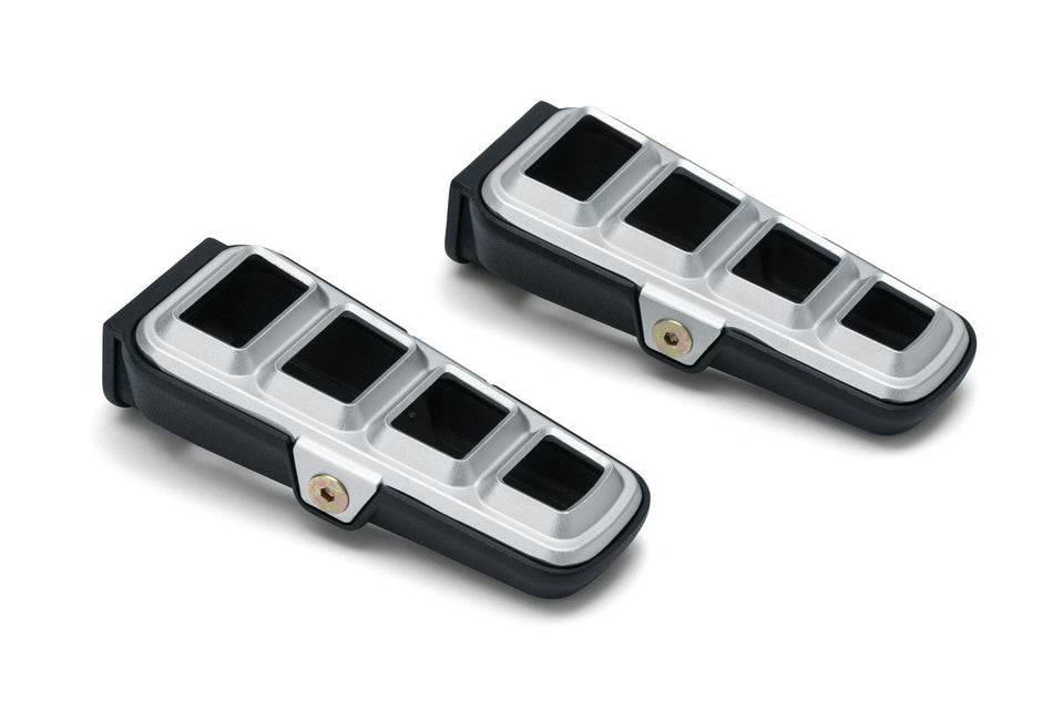 Kuryakyn 6658 Silver Dillinger Foot Peg w/o Adapter Universal Harley Fit