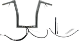 FBI Fat Baggers Wired 1-1/2" Flat Top Handlebar Kits for FLTR '21-'25 - Chrome / 16"