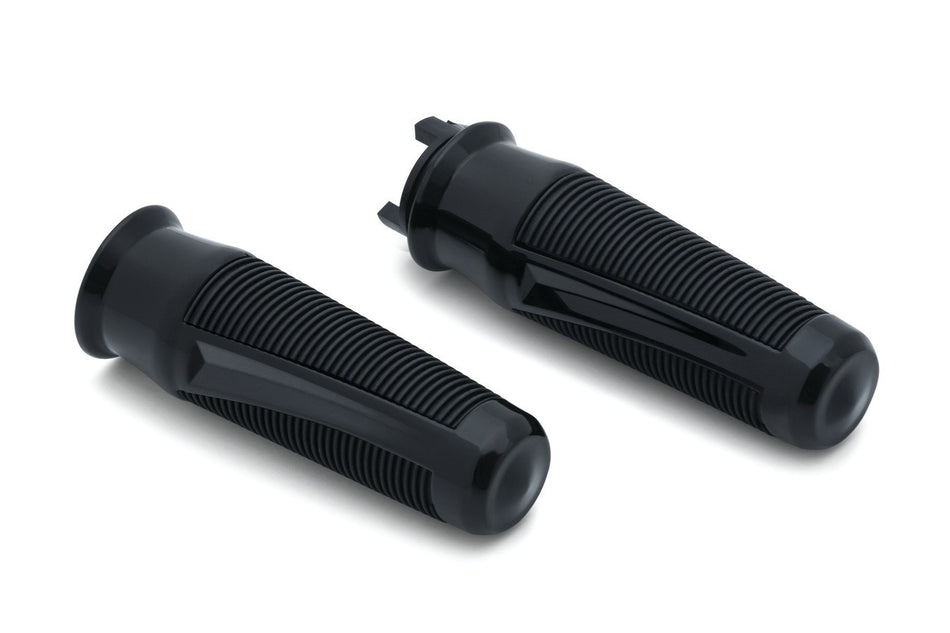 Kuryakyn 5769 Black Phantom Grips Aluminum Indian Scout 15-18