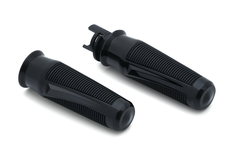 Kuryakyn 5767 Black Phantom Grips Indian Cruiser Aluminum 14-17