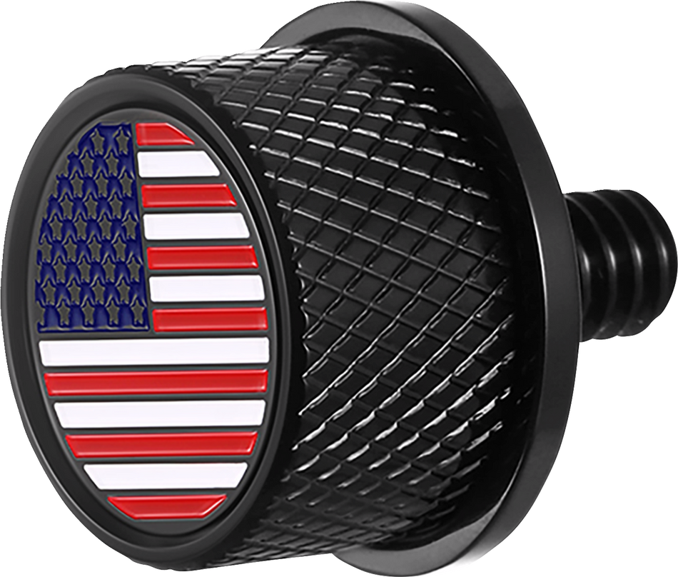 Figurati American Flag Seat Mounting Knob 4 Harley 65-22 Touring