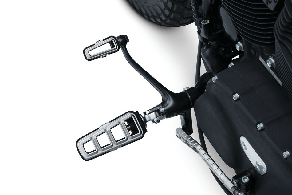 Kuryakyn 6658 Silver Dillinger Foot Peg w/o Adapter Universal Harley Fit