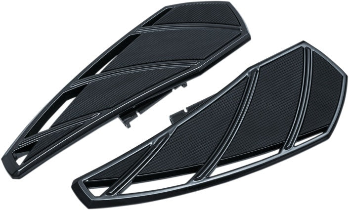 Kuryakyn 5795 Gloss Black Phantom Driver Floorboards Harley M8 Softail 18-Up