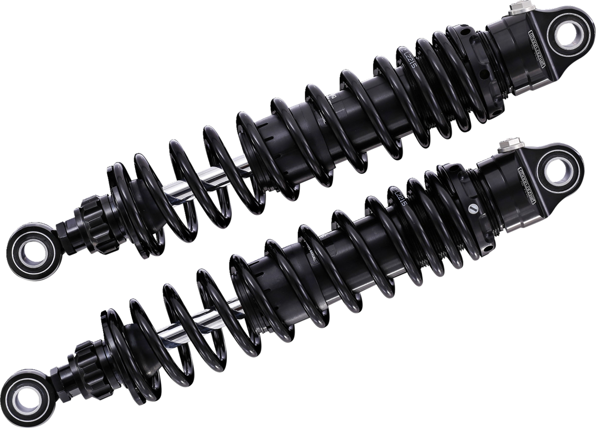 Ohlins STX36 Blackline Rebound Adjustable 12" Twin Shocks for 1990-2025 Harley-Davidson Touring - Black