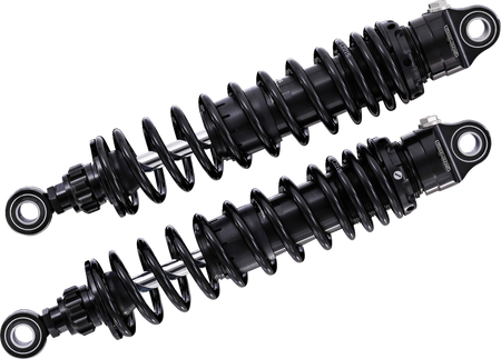 Ohlins STX36 Blackline Rebound Adjustable 12" Twin Shocks for 1990-2025 Harley-Davidson Touring - Black