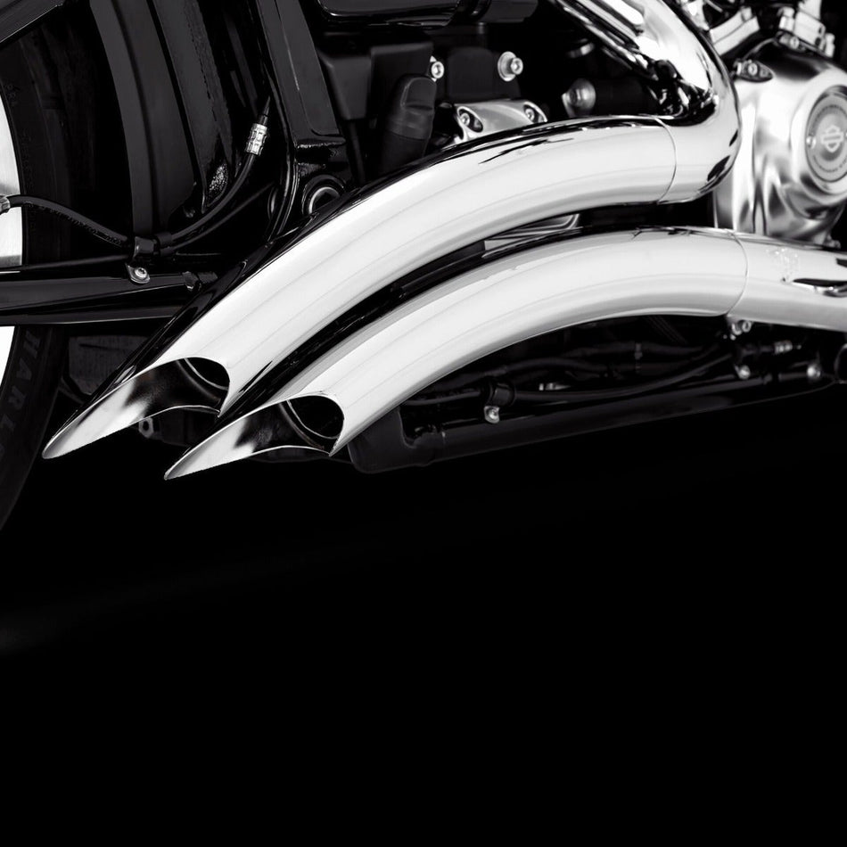 Vance & Hines 49 State Chrome Big Radius Exhaust for Harley M8 Softail FXBR FLFB