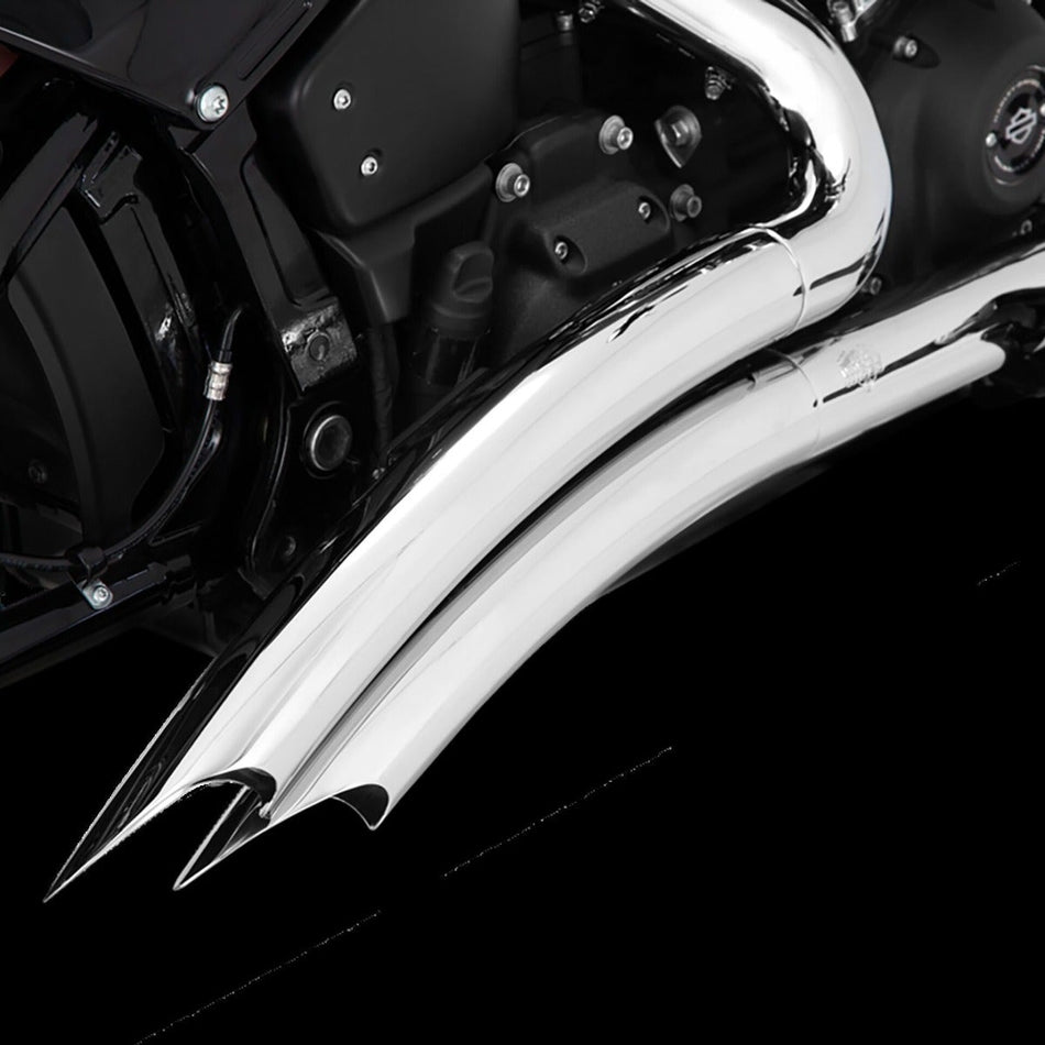Vance & Hines 26377 49 State Chrome Big Radius Exhaust for Harley M8 Softail 18-22