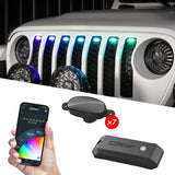 XKGLOW XKmax RGBW Pre-Runner Style Grill Light Kit Color Chasing
