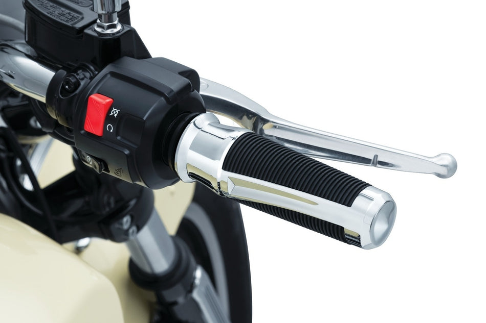 Kuryakyn 5768 Chrome Phantom Grips Aluminum Indian Scout 15-18