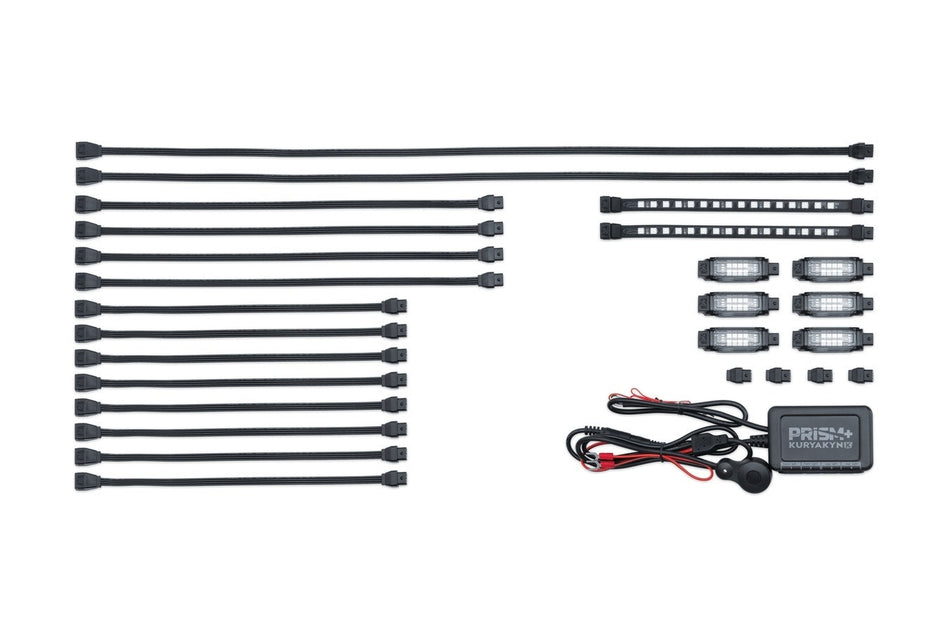 Kuryakyn 2801 Prism+ Impact LED Light Kit w/ Bluetooth Controller Universal 12V