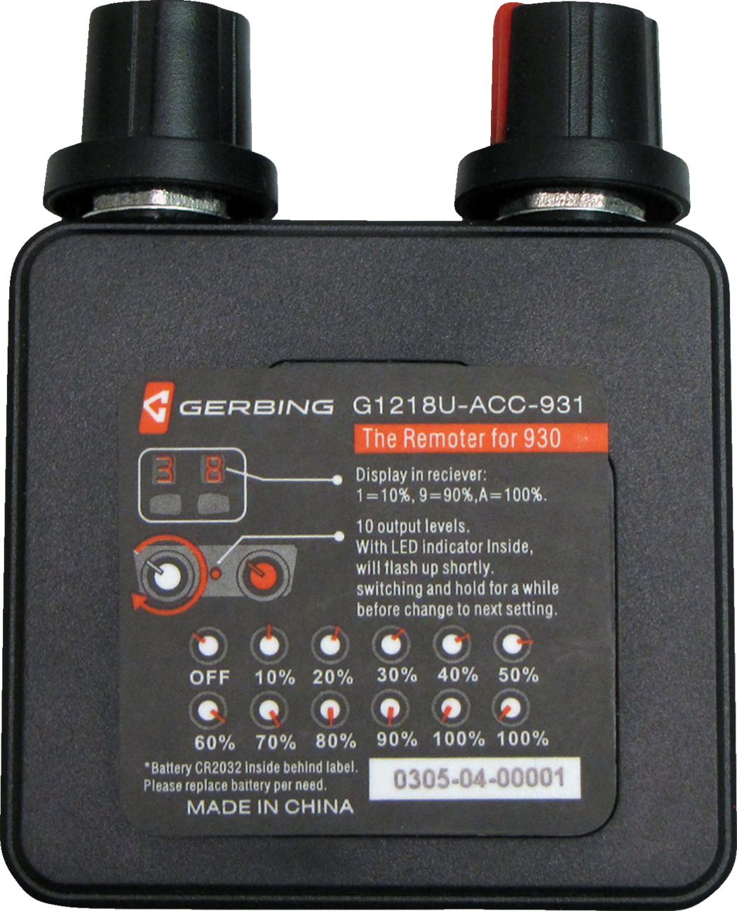 Gerbing Heated Clothing 12V Dual Wireless Temperature Controller Remote