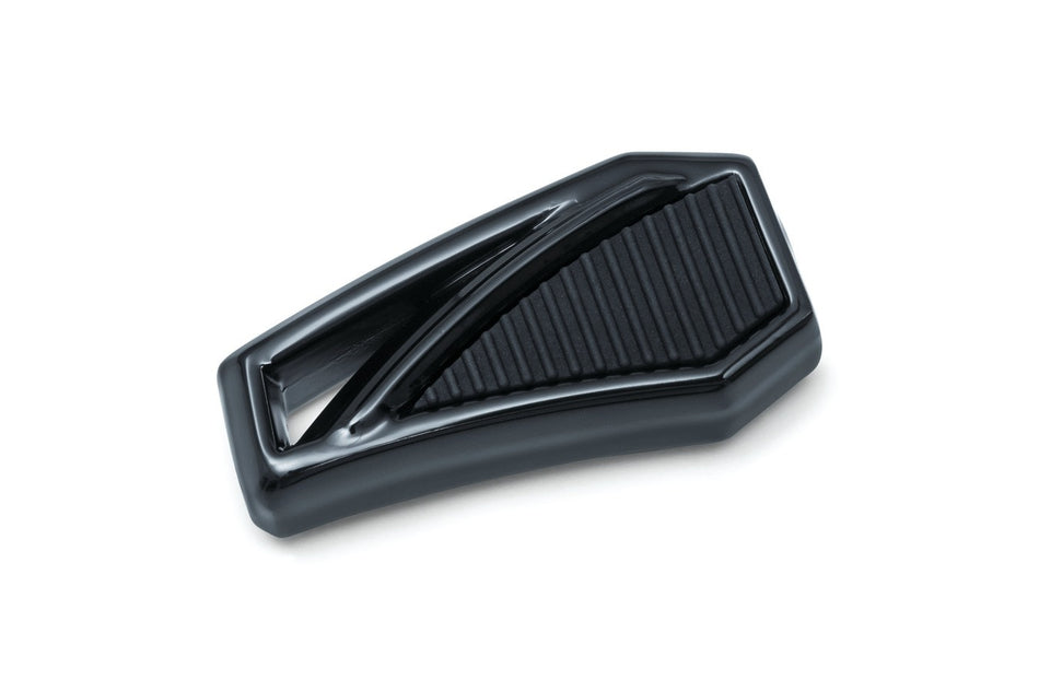 Kuryakyn 5791 Gloss Black Aluminum Phantom Shift Peg EPDM Harley Davidson