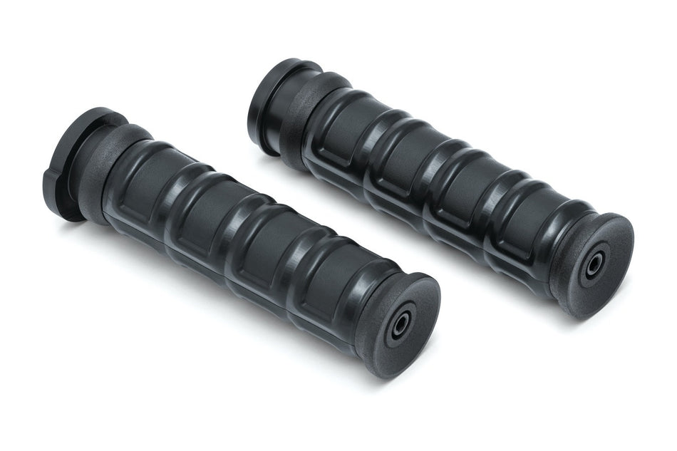 Kuryakyn 6675 Black Dillinger Grips Harley Models w/ Throttle by Wire 08-Up