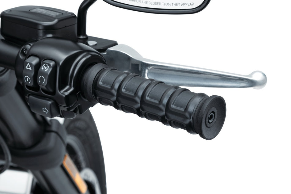 Kuryakyn 6675 Black Dillinger Grips Harley Models w/ Throttle by Wire 08-Up