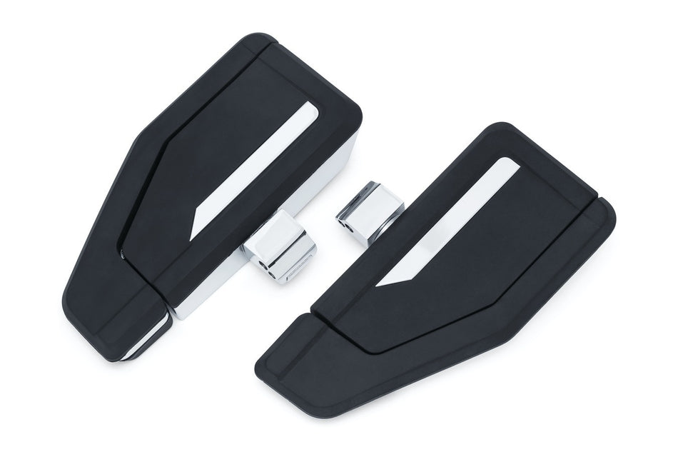 Kuryakyn 6760 Chrome Omni Passenger Floorboards 7.2 x 4.5 Honda Gold Wing 18-21