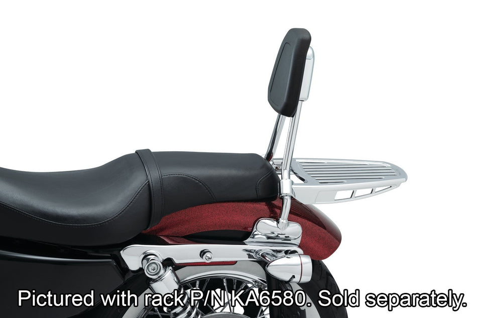 Kuryakyn 6582 Chrome Sissy Bar Backrest Harley Davidson Sportster XL 04-20