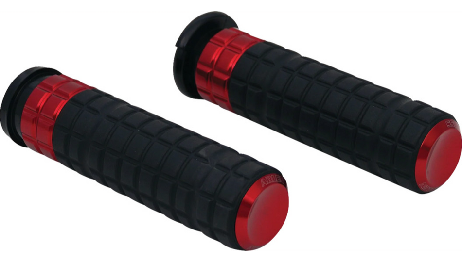Arlen Ness SpeedLiner Hand Grips for Harley Cable Throttle