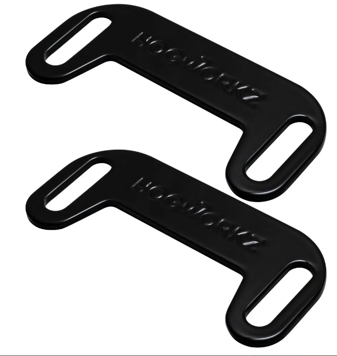 Hogworkz Adjustable Exhaust Centering Brackets for Harley® w/ Stretched Saddlebags