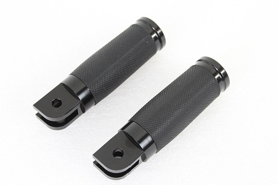 V-Twin 27-0491 Wyatt's 2018 Black Rider Footpeg Set Harley Softail M8 18-Up