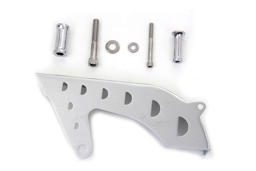 V-Twin Outlaw Style Chrome Belt Guard Kit for '04-Up Harley Sportster XL Models